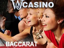 Mesa de Baccarat ao vivo com dealer profissional